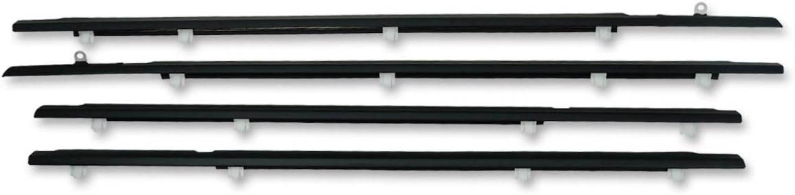 Nonstops Outer Window Glass Seals Door Belt Fits Toyota Corolla EE100 AE100 1991 1998