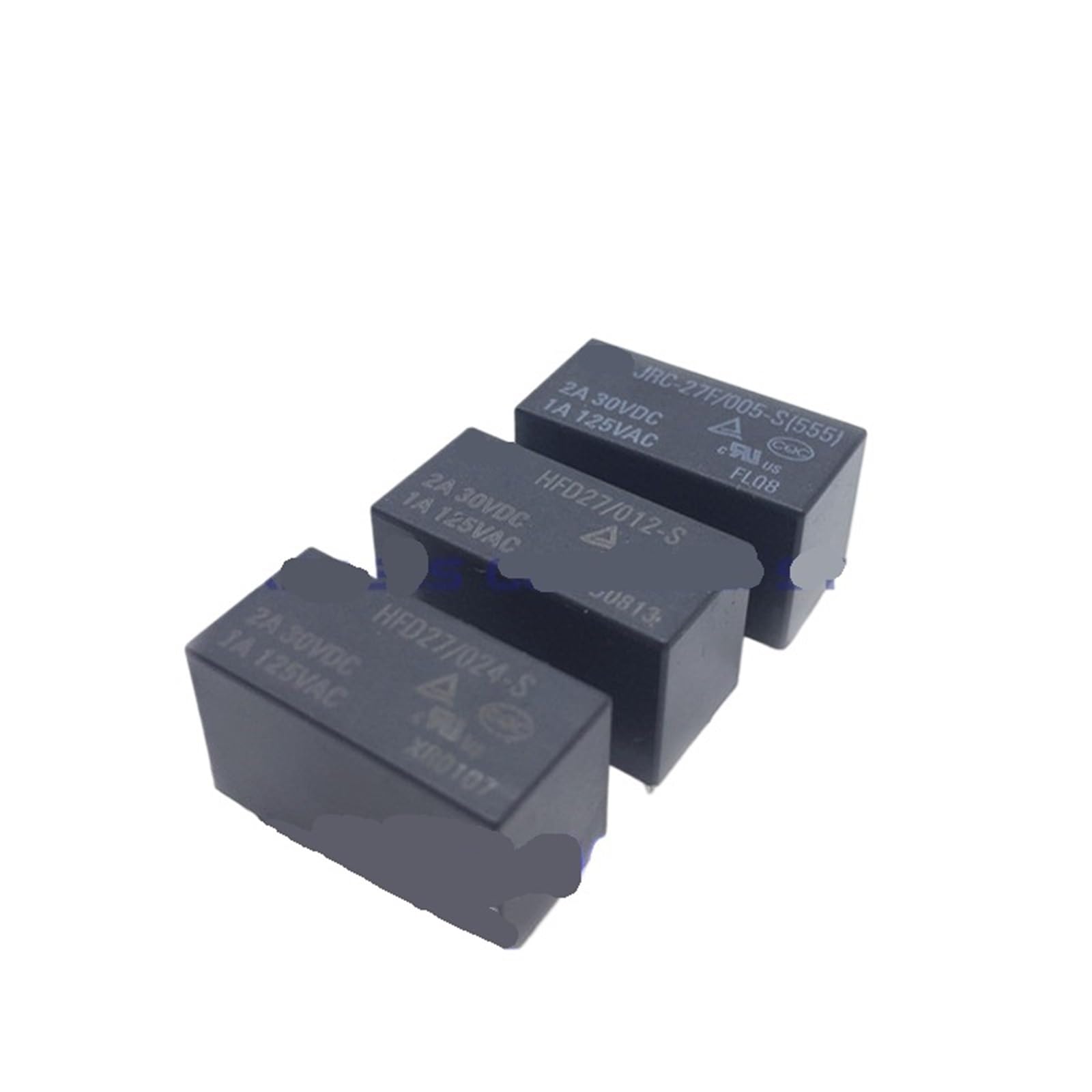 50PCS Original Mini Relay HFD27/005-S HFD27/012-S HFD27/024-S 8Pin 1A 125AVC JRC-27F HF27 005 012 024-S 5V 12V 24VDC(HFD27-024-S)