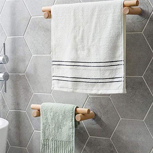 Serviette à porte serviette mural 30cm pour optimiser les petits espaces