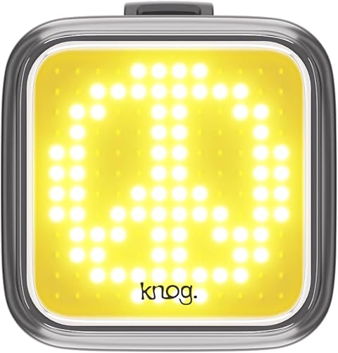 Miniatura 3 de Knog Blinder - Luz delantera cuadrada para adultos, unisex, color negro, talla única