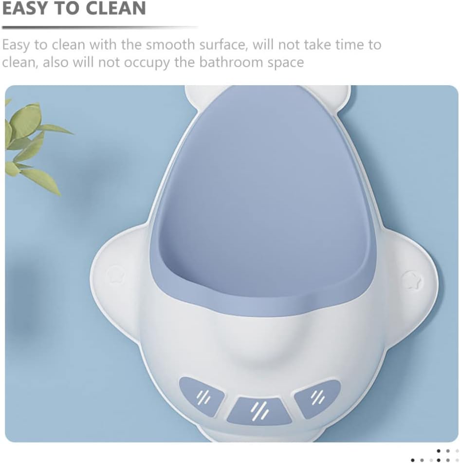 Potty Training Urinal for Boys Airplane Design Toilet Training Urinal Standing Urinal Pee Trainer Urine for Kids Children Boy Blue
