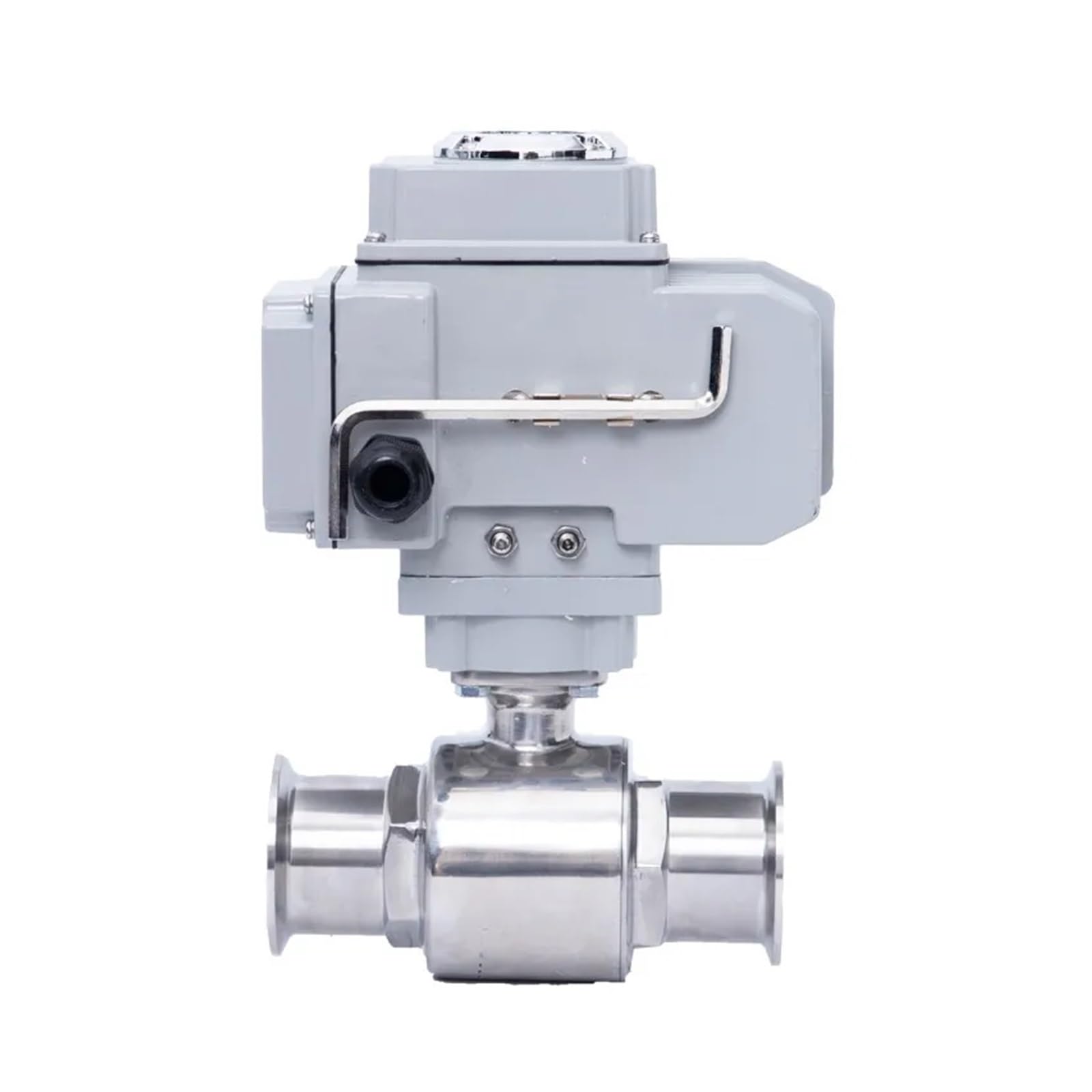 HKYPCOKVK 45 mm 2 Way Motorized Ball Valve Q911F-16P Tri Clamp Ferrule Type Electric(220VAC)
