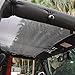 JeCar Mesh Sunshade Top Shade Cover UV Protection for Jeep Wrangler 2007-2018 JKU 4 Door