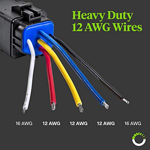 image for ONLINE LED STORE 1 Pack 5-Pin 12V Bosch Style Waterproof Relay Kit [Ha