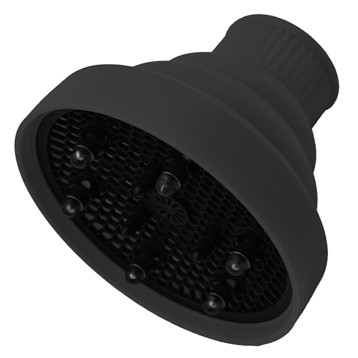 IWOWHERO Silicone Windshield Cover for Hair Dryer Universal Hooded Diffuser Attachment Collapsible Travel Diffuser