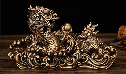 Bfrth Statues And Sculptures Statue Statues Sculpture Statue Animal Art Dragon Sculpture Statue Resin Animal Home Decoration Feng Shui Statue #TOP2