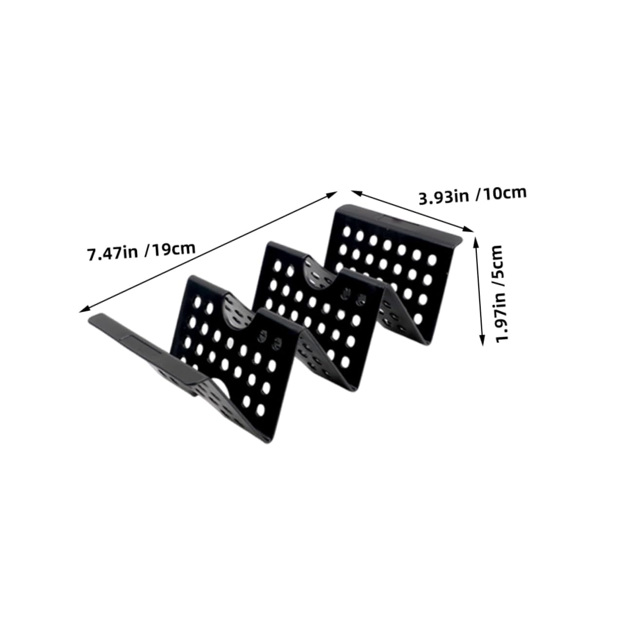 8pcs Taco Holder Tray Set W Shaped for Tortillas Pancakes Space Efficient Dishwasher Safe Mood Boosting Colors for Kitchen Party Essentials