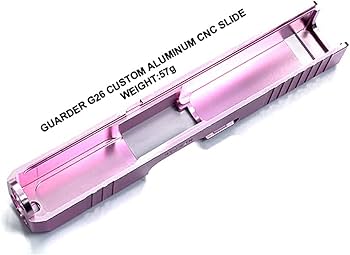 【手品用】　モルガン4枚＋シェル＋スライドシェル＋スライドシェル用 Amazon | GUARDER アルミCNC カスタムスライド for マルイ G26 ピンク