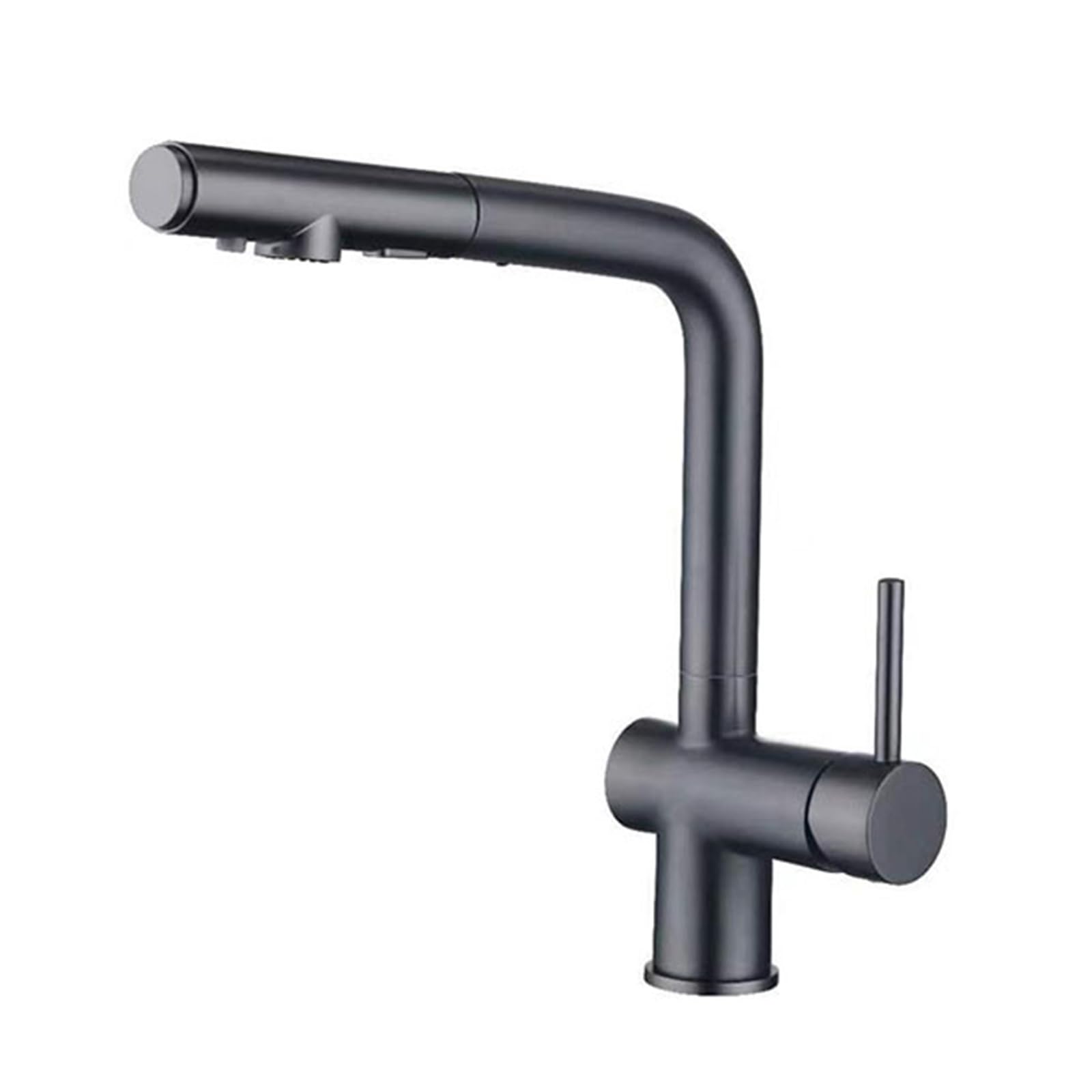 BHFPFZA ZUOZUIYQ 3-Way Kitchen Faucet Gun Gray – Pull-Out Sprayer Swivel Spout Single Lever Water Filter Tap for Kitchen Sink Slish Mixer Tap for Drinking Water