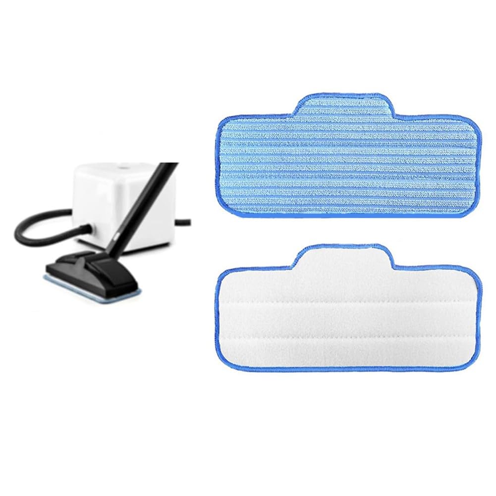 EasyByMall Lot de 10 serpillères réutilisables en microfibre pour nettoyeur à vapeur Dupray Neat, tampons de rechange lavables pour nettoyer en profondeur les sols et les surfaces