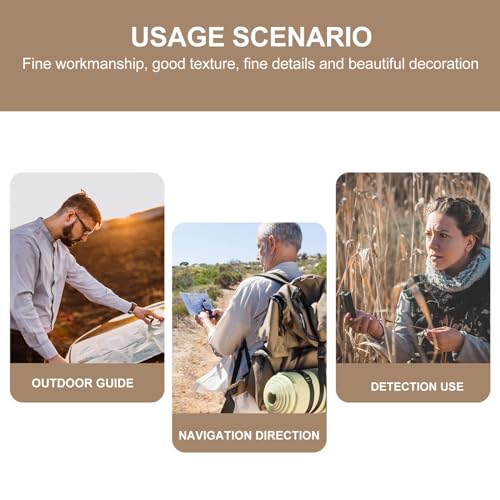 Brújula de Aleación Estilo Chino Pequeña Decorativa Para Camping miniatura 7