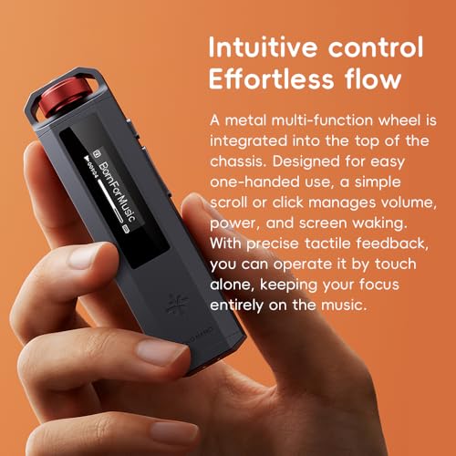 Image of FiiO SnowSky Echo Nano Retro Portable MP3 Player with Fingertip Scroll Wheel, 3.5mm Output, USB DAC, in-line Controls and DSD /FLAC Support(White)