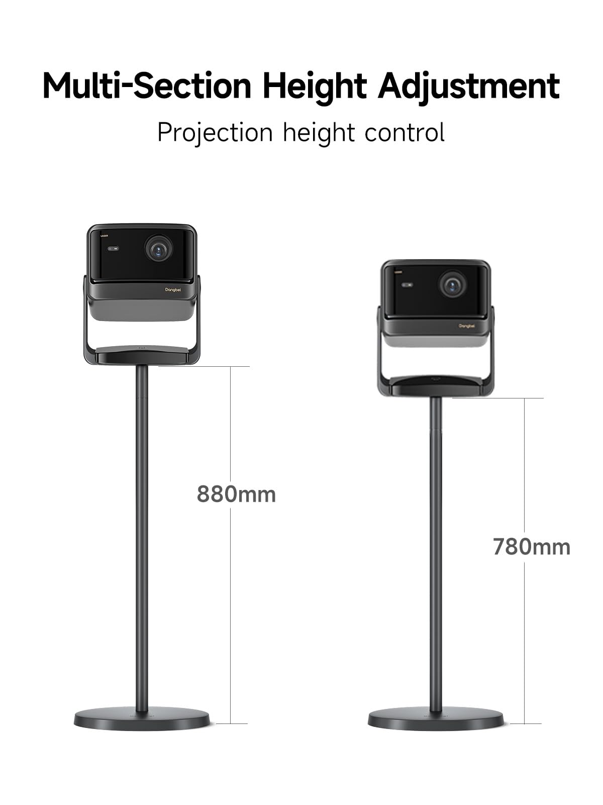Dangbei Support sur pied pour projecteur, exclusivement compatible avec le projecteur DBOX02 Pro