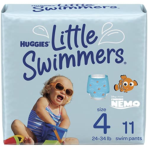 Image of Huggies Little Swimmers Disposable Swim Diapers Medium Pk of 11 Diapers