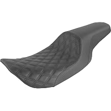 Saddlemen Front Lattice Stitch/Rear Smooth Profiler Black Motorcycle Seat 897-06-149
