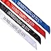 Anderson's Satin Homecoming Queen Sash, Black with White Imprint, Homecoming Sashes for High School Dance King, Queen, Homecoming Court