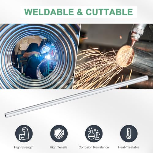 Tube rond en aluminium 6063 avec finition soignée pour constructions géométriques nettes