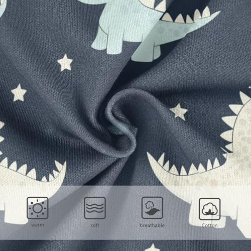 Wusikd Cute Dinosaurs Girls' Underwear Cotton Color Girls Briefs Soft Toddler Underwear 2T3