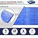 Windscreen4less 5' x 7' General Multiple Purpose 5 Mil Waterproof Blue Poly Tarp