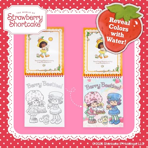 Strawberry Shortcake Aqua Art 6" x 7.5" Reusable Water Painting Activity Pad with Brush Pen - 5
