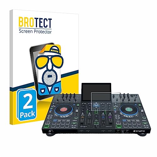 BROTECT Protector Pantalla Anti-Reflejos para Denon DJ Prime 4/4+ (2 Unidades) Película Mate Anti-Huellas