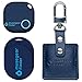 Produktbild musegear Essentials: Schlüsselfinder mit Bluetooth App aus Deutschland I Special Bundle: Finder Mini dunkelblau, Finder 2 dunkelblau, Finder 2 in Ledertasche Navy Blue I Maximaler Datenschutz