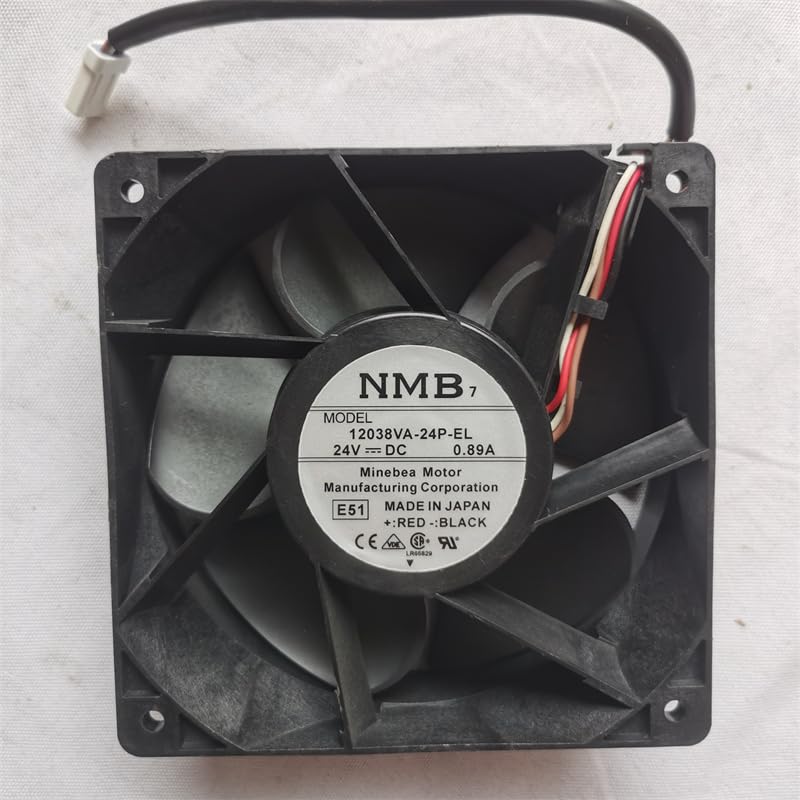 12038VA-24P-EL DC Fan 120X38mm 24V Cooling Fans