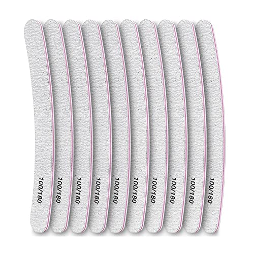 Papier de verre limes à ongles double face pour soin durable