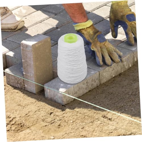 Hilo de albañilería de algodón largo con tinta absorbente, herramienta de trabajo para colocación de ladrillos y diseño en sitio de construcción miniatura 5