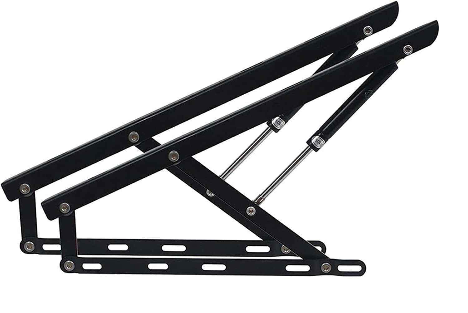 Dfghnbvc Black Lifting Mechanism Bed Storage Lift Kit, Hydraulic Support Rods For Tatami, 2 Pieces,-90Cm