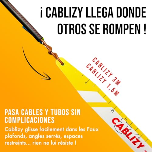 Guía pasacables flexible DUO resistente para electricistas 3
