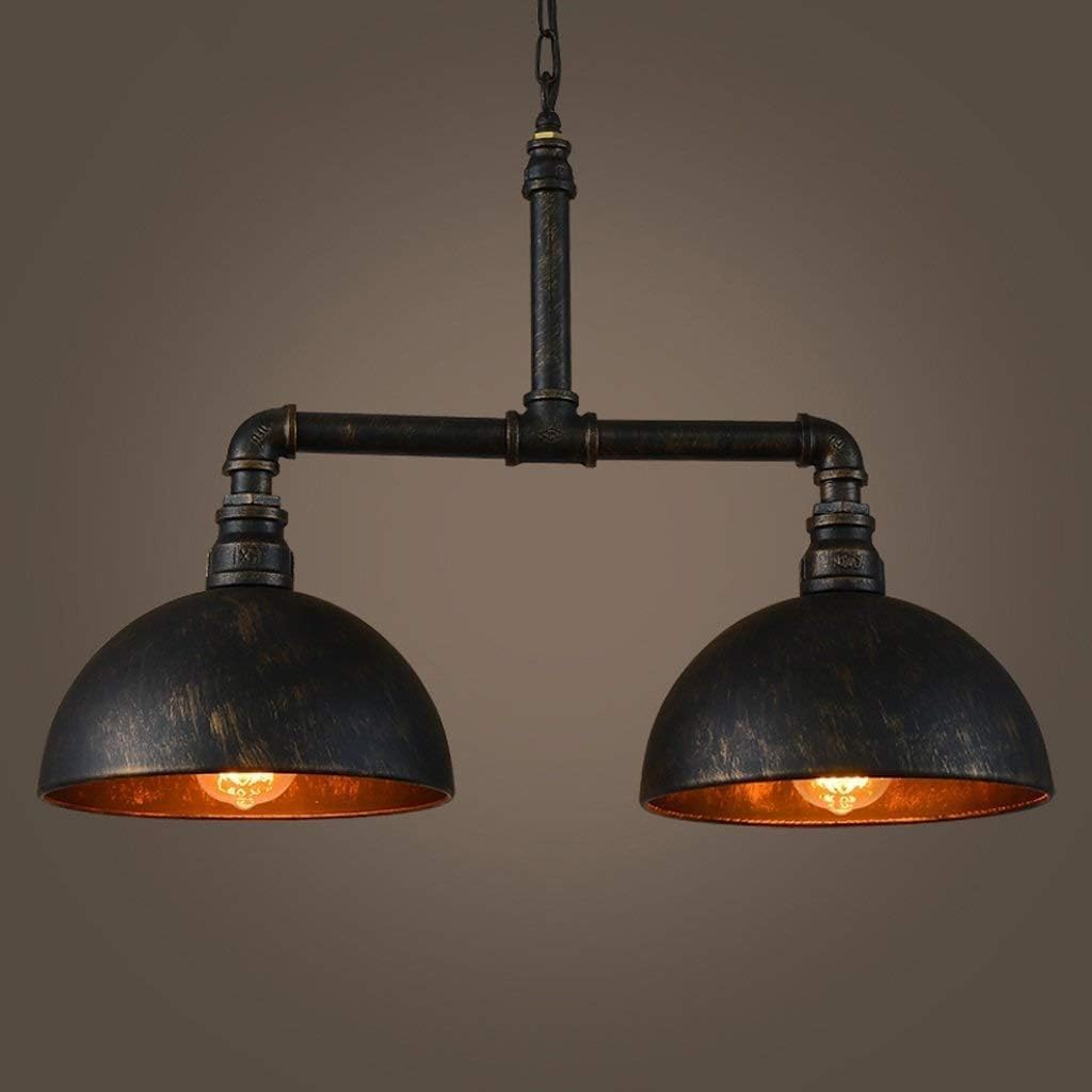 Candelabros de techo de hierro retro con tecnología de iluminación LED 6