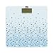 Produktbild MSV Digitale Personenwaage Körperwaage Waage Gewichtswaage aus Sicherheitsglas, Slim Design,"Brest Blau"
