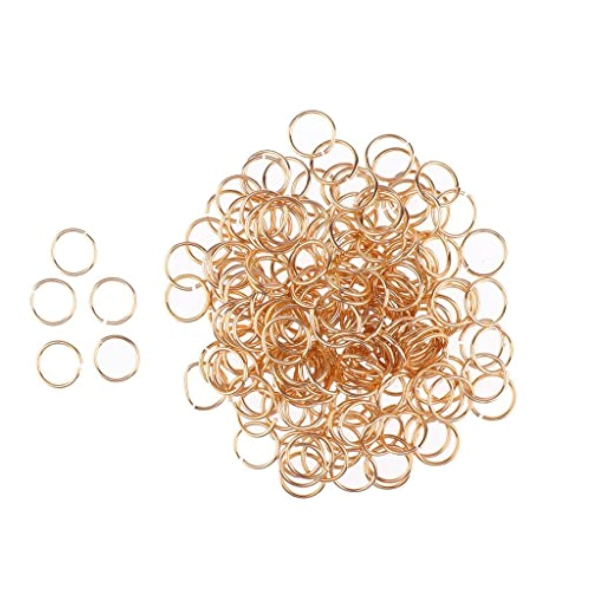 200pcs Hair Cuff Clip Rings for Braid Decorations
