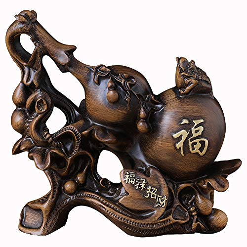 Grenouille Wu Lou Feng Shui argentée ZXQUEGF idée cadeau de décoration pour la prospérité