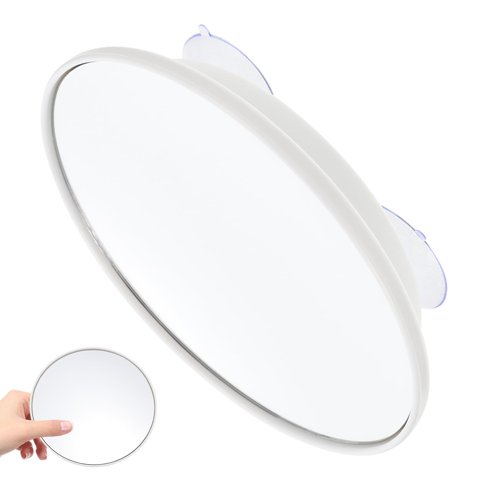 Clearlin 10X Magnifying Makeup Mirror Suction Cup 150Mm Cosmetic Mirror for Nail Care and Home Bathroom