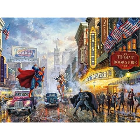 Ceaco Thomas Kinkade Justice League Puzzle Cover