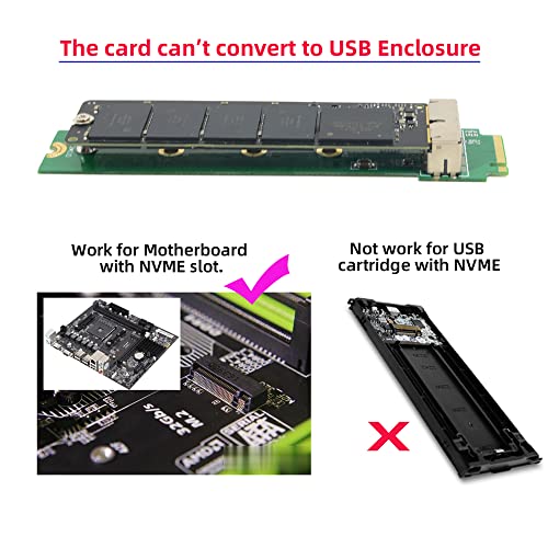 NFHK PCI Express PCI-E 4X M.2 NGFF M-Key to 2013 2014 2015 Apple MacBook SSD Convert Card for A1493 A1502 A1465 A1466 Cable 50cm - Image 4