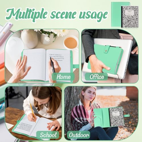 Couverture de carnet en cuir protégez vos notes avec style grâce au format cahier B5 - 5