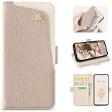 CASSYOOK 適用 galaxy s25 ケース 手帳型 ギャラクシーs25 ケース 財布型 カードポケット付き スマホケース galaxy s25 カバー 全面保護 カード収納 横置きスタンド機能 高級PUレザー おしゃれ 上質な手触り 擦り傷防止 Samsung ギャラクシー S25 / SC-51F / SCG31 用 カバー(アプリコット)