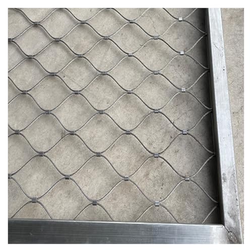 Red de protección flexible for escaleras jardín, 8 cm/1,5 mm, malla decorativa for jardinería(2x4m)