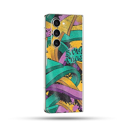 Image of MightySkins Skin Compatible with Samsung Galaxy Z Fold 5 Full Wrap - Puppy Fall | Protective, Durable, and Unique Vinyl Decal wrap Cover | Easy to Apply, Remove, and Change Styles | Made in The USA