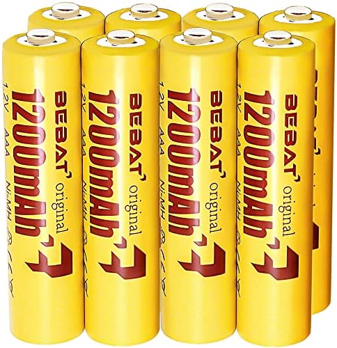 AAA Rechargeable Battery 1200mAh Triple AAA Batteries Rechargeable AAA Batteries AAA Size 8 Pack Triple A Batteries 1.2V Triple A Battery High Capacity 3a Batteries NiMH AAA Rechargable Batteries
