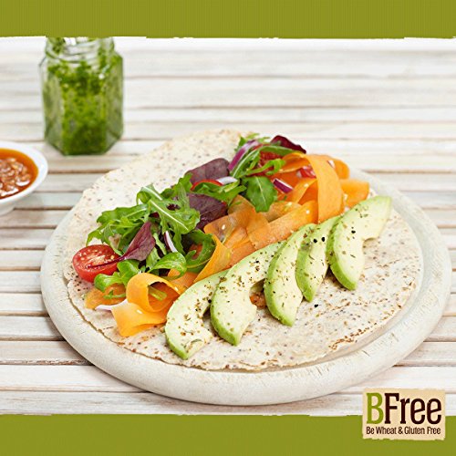 Bfree Gluten Free Tortilla Wrap 8\" Quinoa & Chia Seed With Teff & Flaxseeds Dairy Free (3 Pack), Wraps