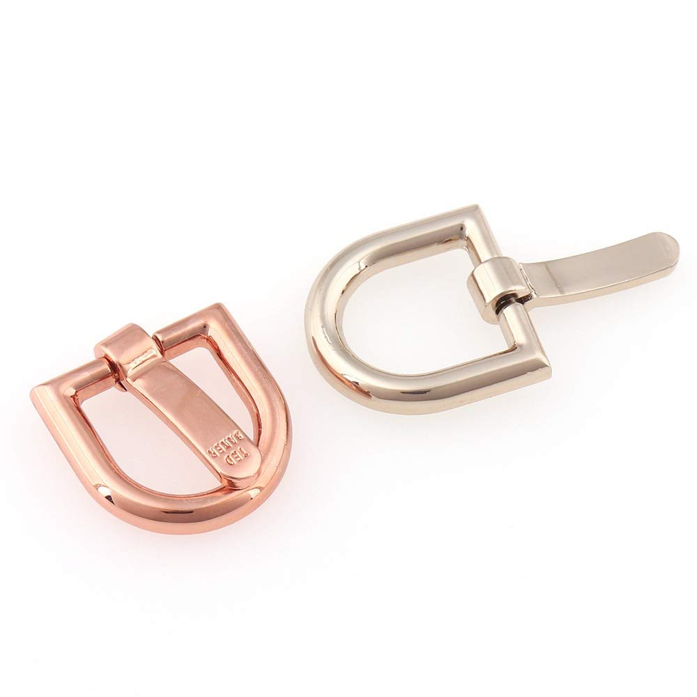 Damen Gürtelschnalle Accessoires Pin 15mm Leder Craft Jeans Accessoires Versorgung Hardware DIY Handgefertigte (Color : Silver)