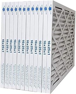 Furnace Filter 16x25x1 MERV 11 Pleated Furnace Air Filter. Case of 12 Made In Canada by FurnaceFilters.Ca