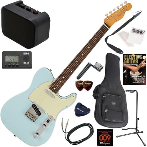 【セット品】FENDER エレキギター初心者入門 メキシコ製テレキャスター ミニアンプが入ったお手軽13点セット Vintera II 60s Telecaster/SNB(ソニックブルー)