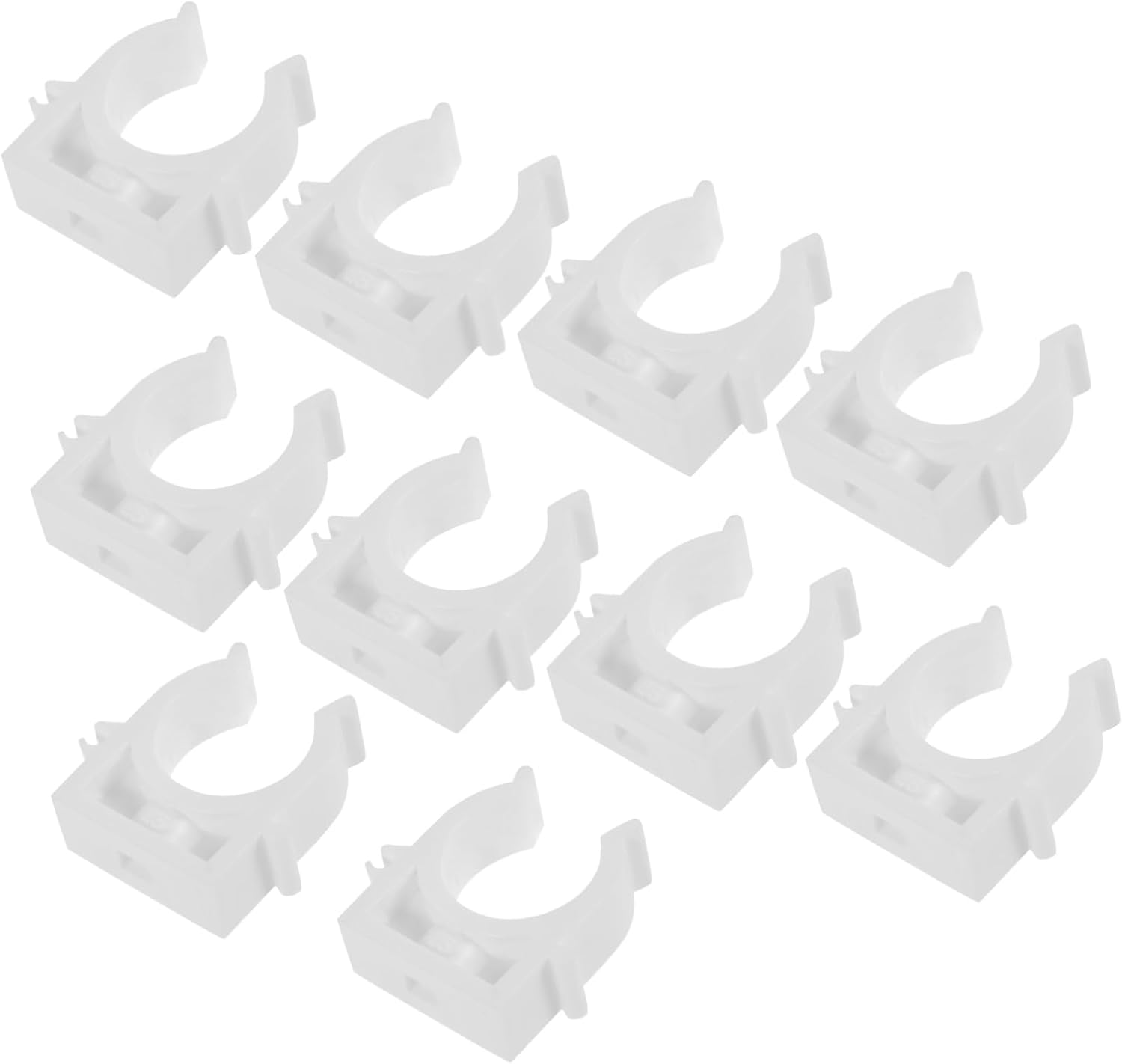 120pcs Pvc Water Pipe Clamps Hose Support Holders for Pipes U-shaped Fixing Brackets for Applications