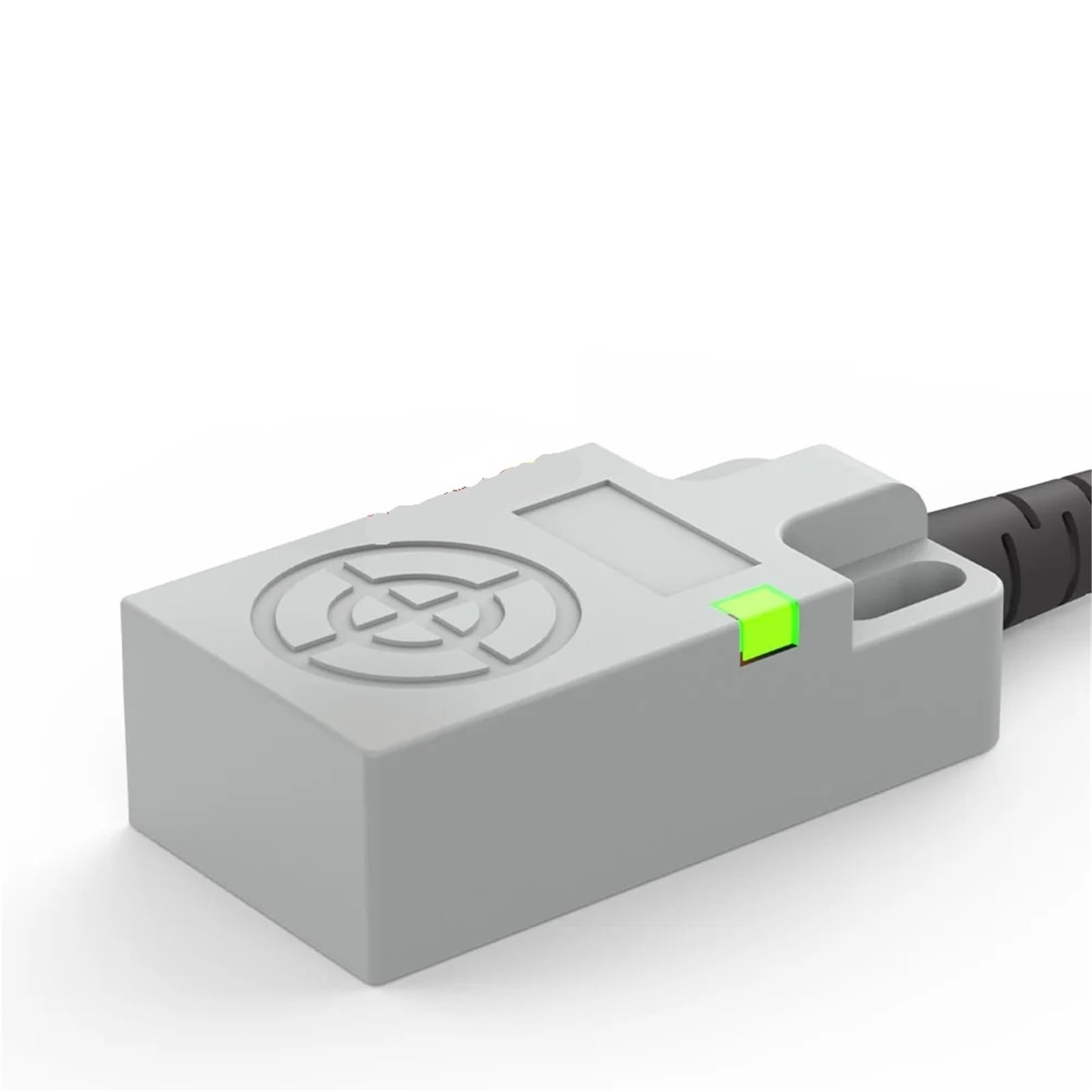 1 x kwadratowy indukcyjny czujnik zbliżeniowy NPN PNP 12-24VDC 3-przewodowy IP67 górna odległość wykrywania 5 mm inteligentny przełącznik wykrywania metalu (5 mm DC 3-przewodowy NPN NO)