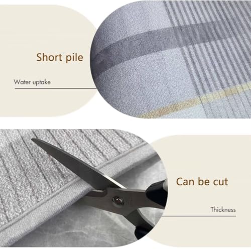 Tapis moquette 120x180cm lavable pour couloir et descente de lit